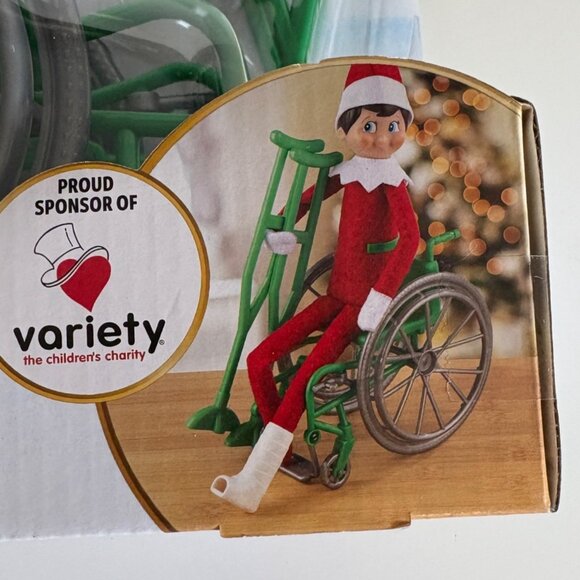 Elf On The Shelf Elfcare Mobility Set 5 Piece Set Wheelchair Crutches NEW - Picture 4 of 4